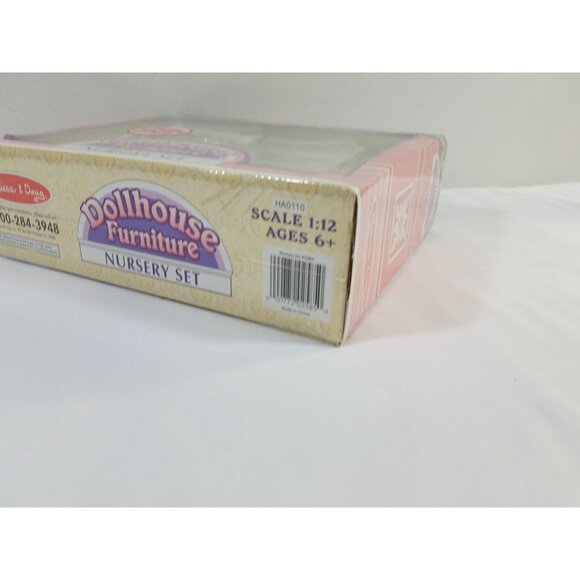 Melissa & Doug Dollhouse Furniture Nursery Set Dollhouse Furniture  Scale 1:12 - Picture 11 of 16